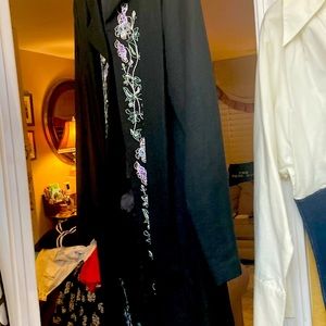 Black kimono jacket/coat